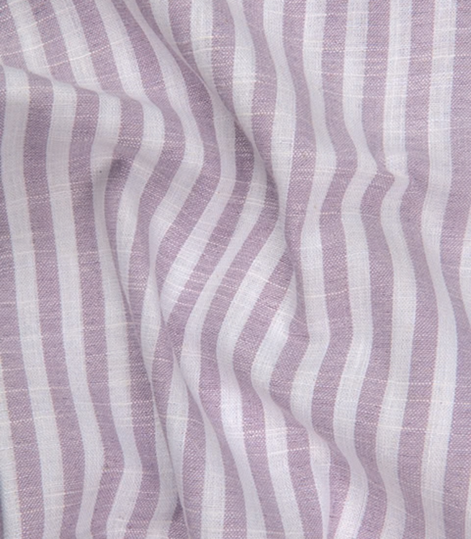 Positano Luxurious Linen Cotton Soft Almond-stripe For Men Shirt