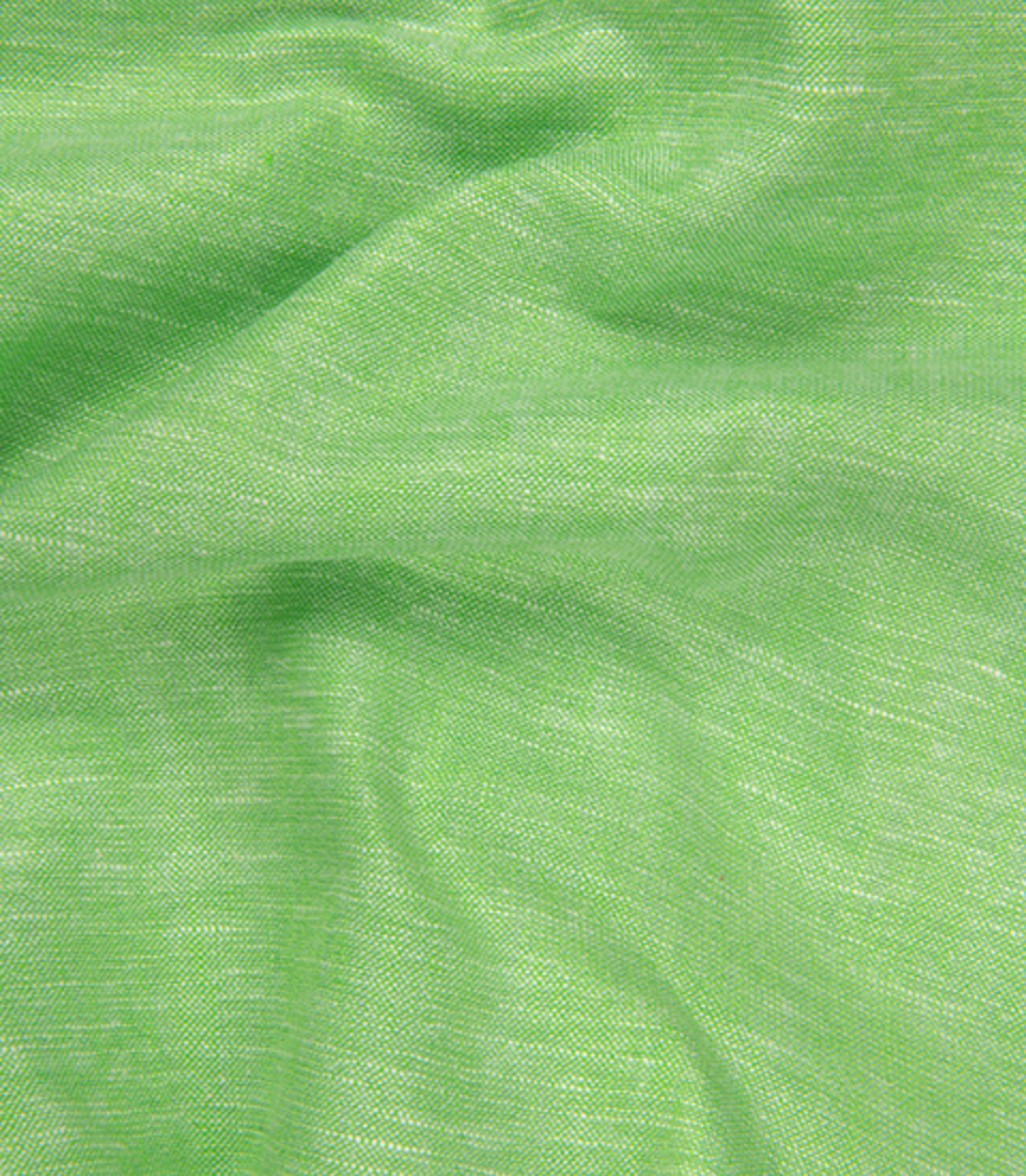 Velmora Luxurious Linen Lime Green For Men Shirt
