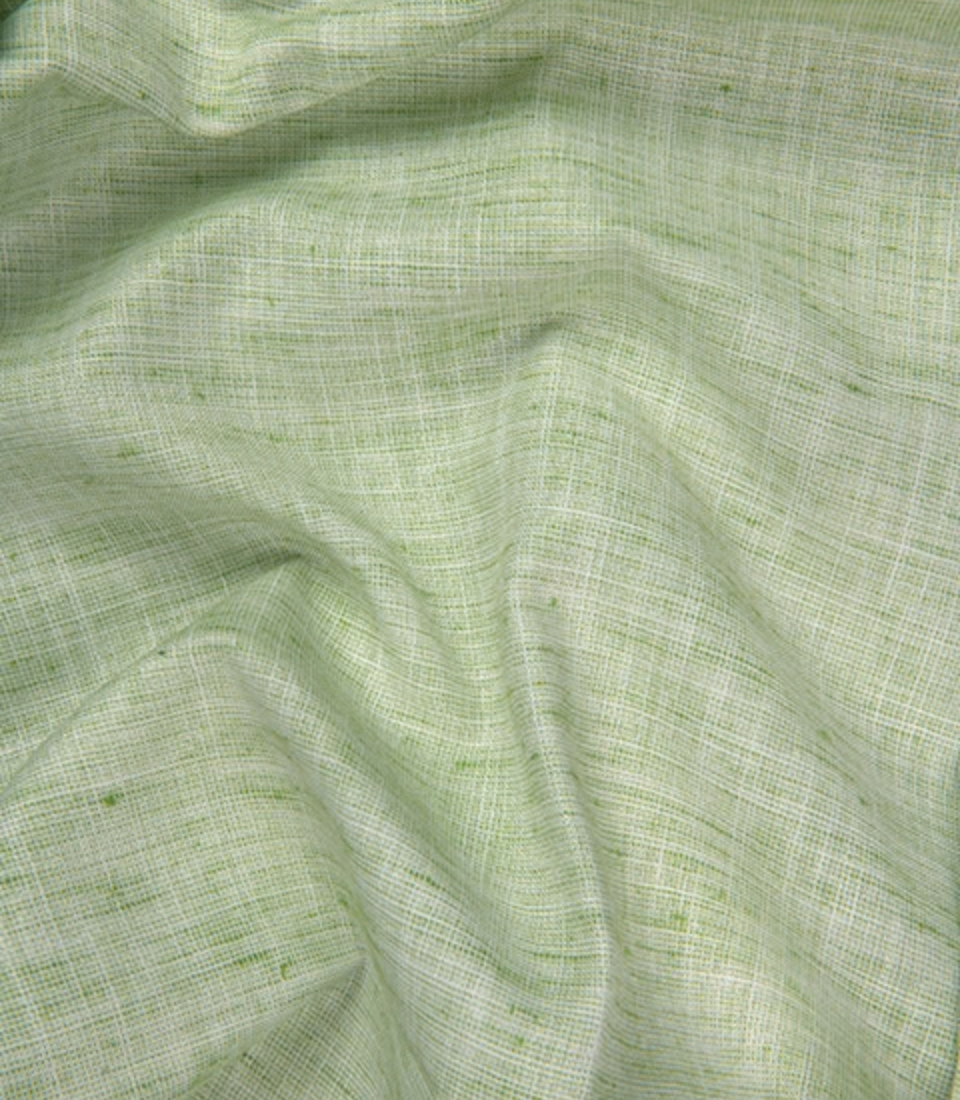 Pescora Italian Linen Green Light For Men Shirt