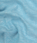 Velmora Luxurious Linen Aqua Blue For Men Shirt