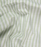 Positano Luxurious Alivine Green With White Line Formal For Men Shirt