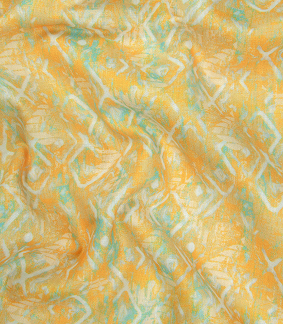 Premium Printed Cotton Mustard Yellow For Men Shirt