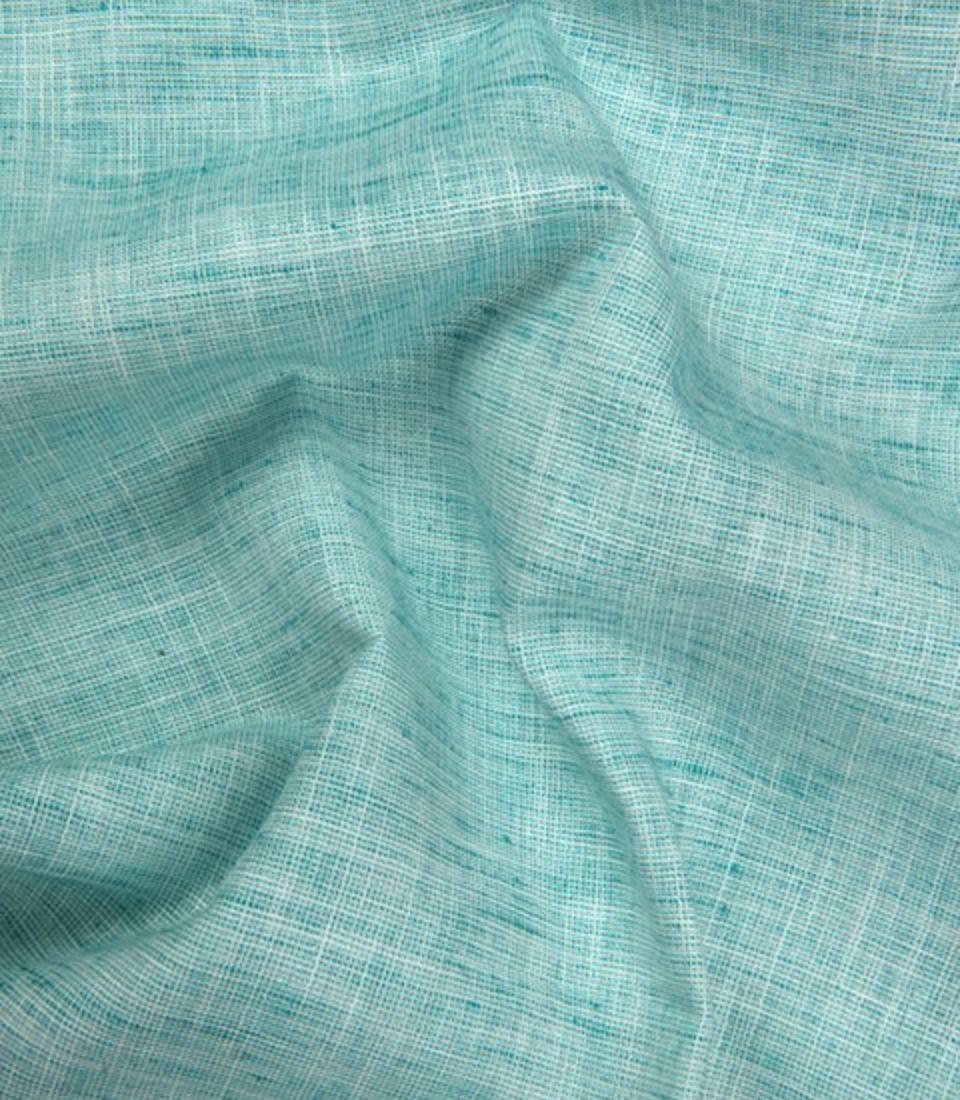 Pescora Italian Linen Seafoam Green For Men Shirt