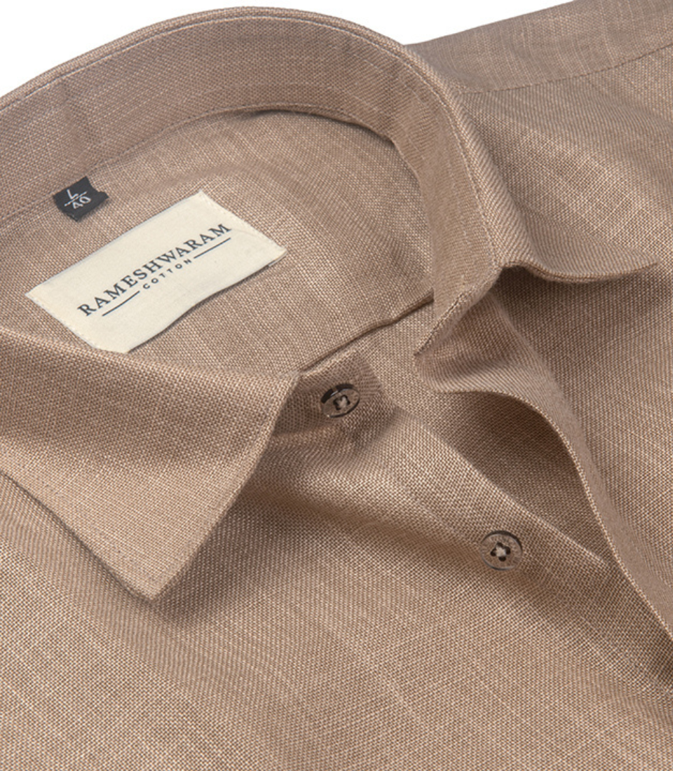 Cotton Linen Blend Trouser colour For Men Shirt