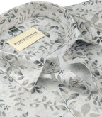 Premium Printed Cotton Gray Black For Men Shirt