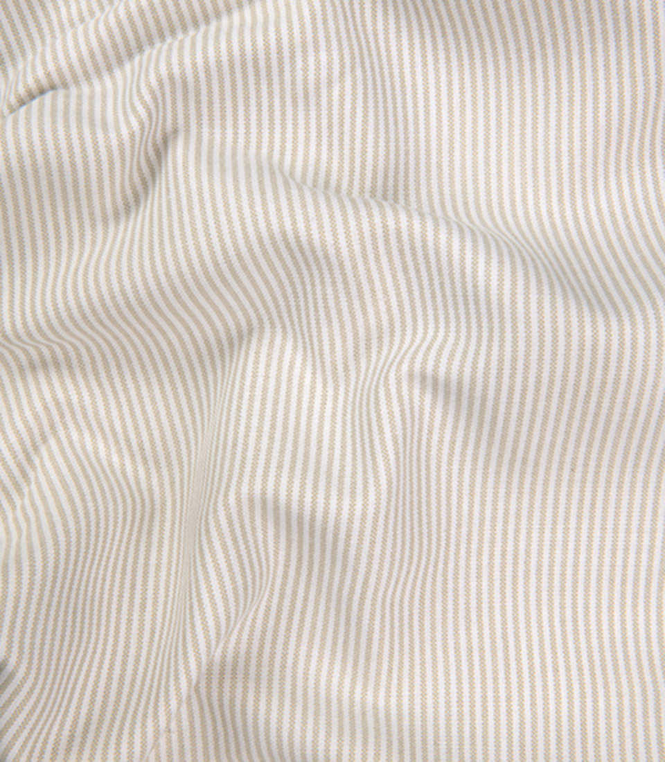 Corporate 100% Luxury Cotton Light Yellow Lining Formal For Men Shirt
