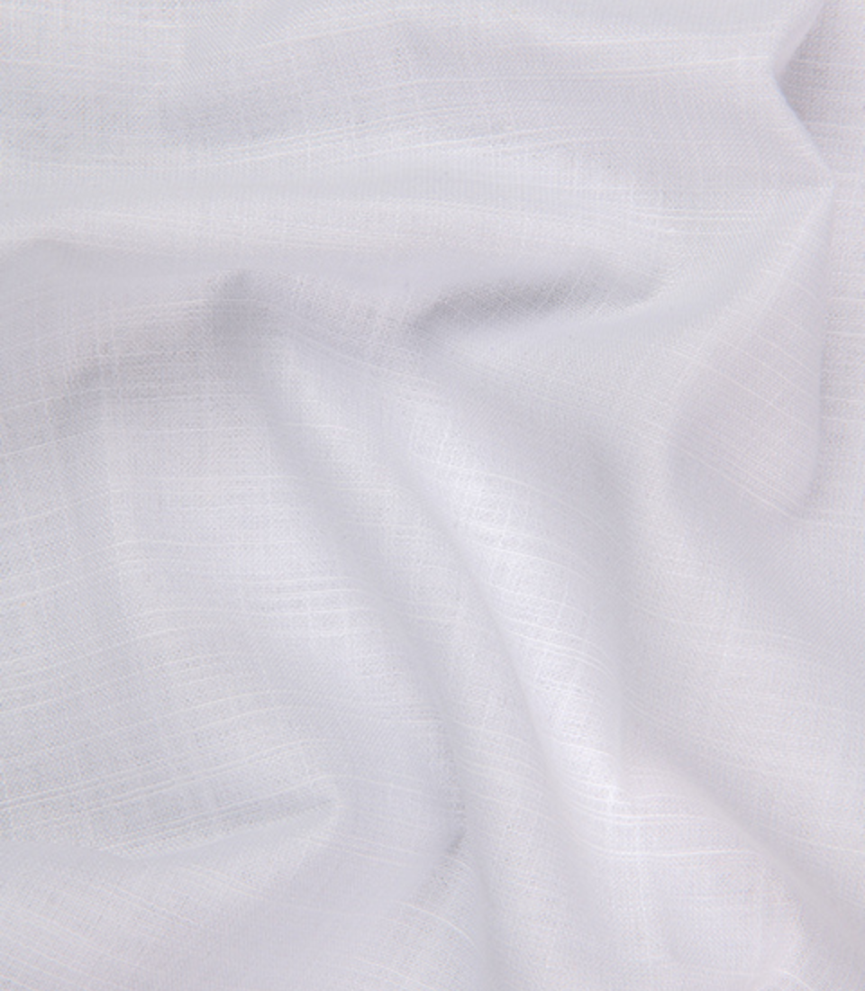 Luxurious Italian Linen White Oxford For Men Shirt
