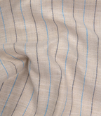 Azure stripes Tan Cream For Men Shirt