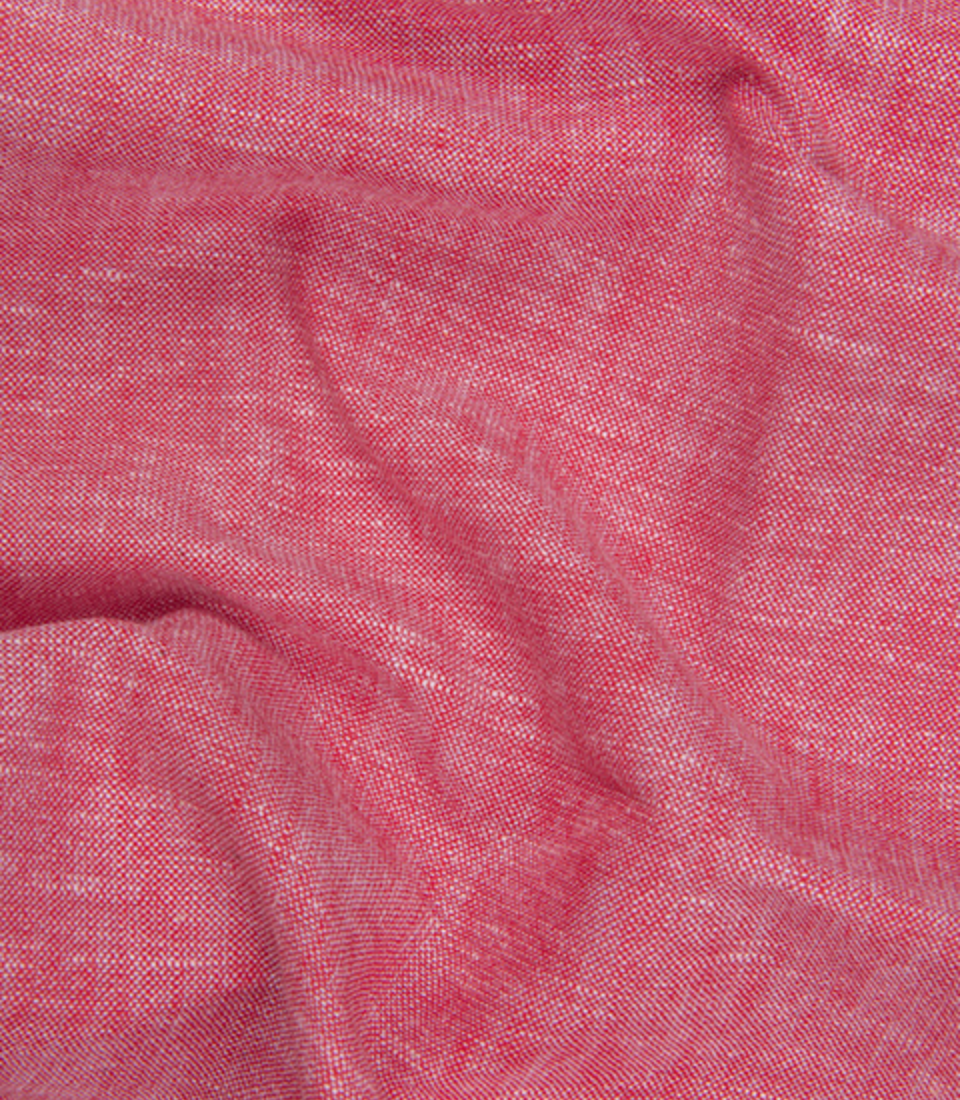 Velmora Luxurious Linen Heather Red For Men Shirt
