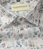 Premium Printed Cotton Rust Brown Soft For Men Shirt
