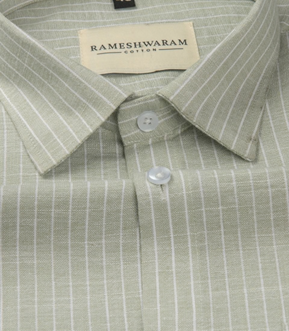 Positano Luxurious Light Olive For Men Shirt