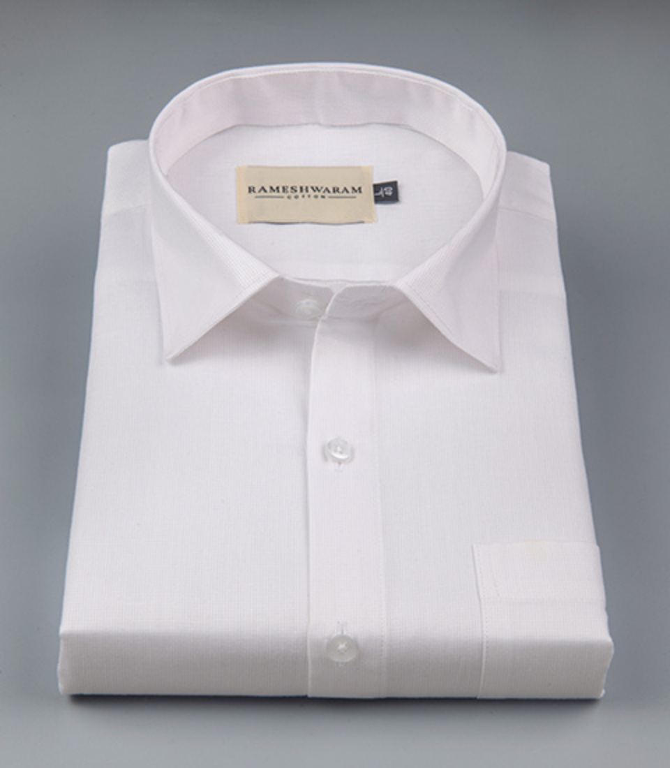 Luxurious Premium Giza Bright White For Men Shirt
