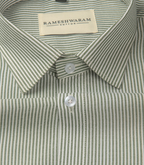 Corporate 100% Luxury Cotton Pinstripe Lining Formal For Men Shirt