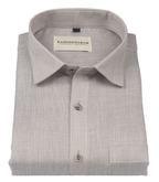 Cotton Linen Blend Beige Light For Men Shirt