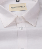Classic Linene Bright White For Men Shirt