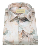 Premium Printed Cotton Ecru Off White For Men Shirt