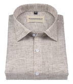 Pescora Italian Linen Skin Light Linen For Men Shirt