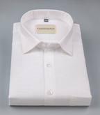 Classic Linene Bright White For Men Shirt