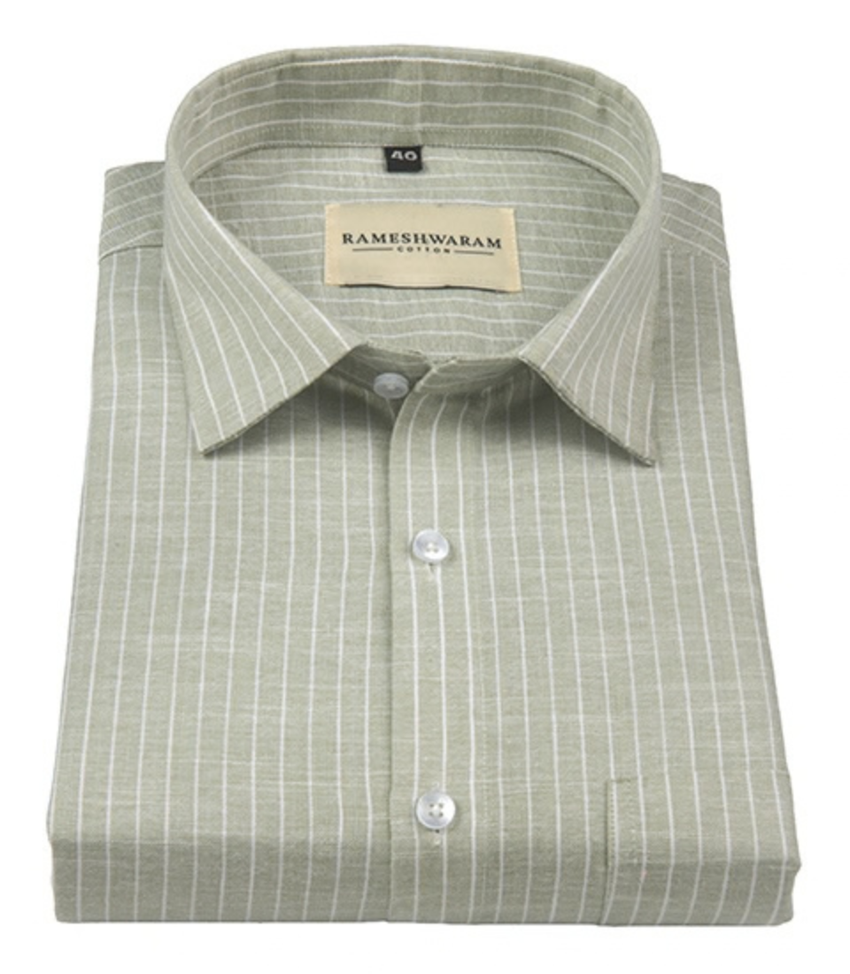 Positano Luxurious Light Olive For Men Shirt