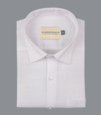 Luxurious Italian Linen White Oxford For Men Shirt