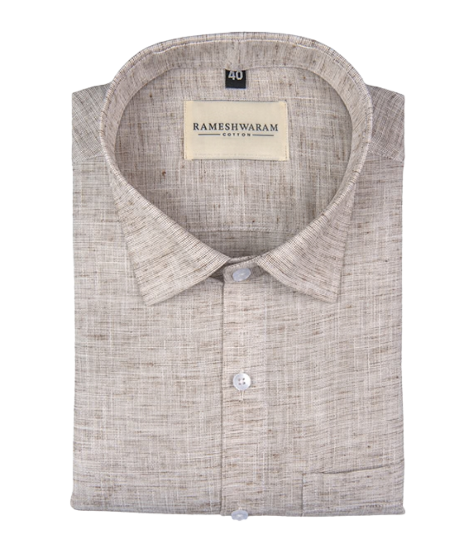 Pescora Italian Linen Skin Light Linen For Men Shirt