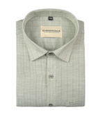 Azure Stripes Light Pastel Green For Men Shirt