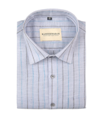 Azure Stripes Pinstripe For Men Shirt