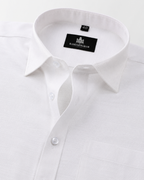 Classic Linen White Shirt for Men
